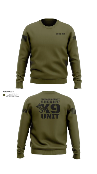 Chisago County K9 Unit 88074556 Crew Neck Sweatshirt - 112