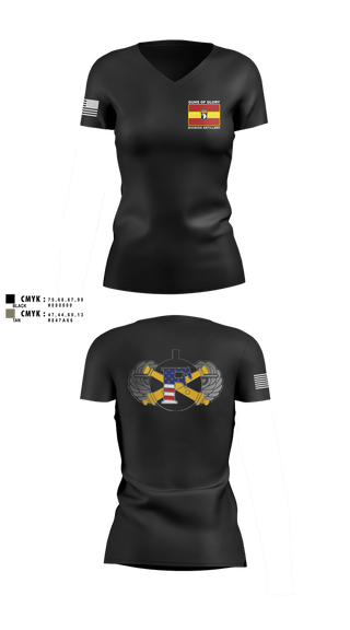 Womens Short Sleeve Vneck Shirt, Freedom FSC, 1-320th FAR, Army, Teamtime, Team time, sublimation, custom sports apparel, team uniforms, spirit wear, spiritwear, sports uniforms, custom shirts, team store, custom team store, fundraiser sports, apparel fundraiser