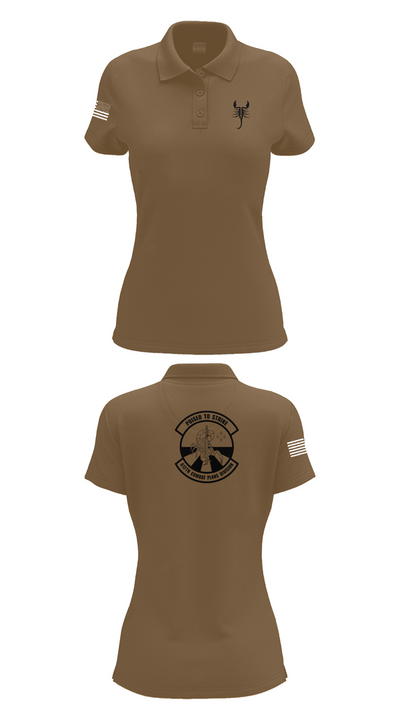 612 Combat Plans Division 33467632 Women's Short Sleeve Performance Polo  - 15