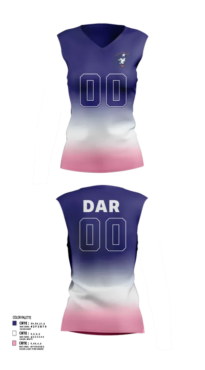 Kate Duncan Smith DAR School Volleyball 52095920 Sleeveless Performance Shirt - 5
