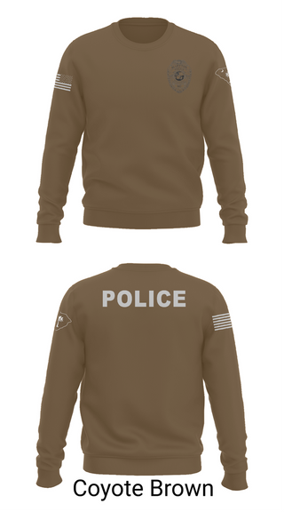Crew Neck Sweatshirt, Bluffton PD, , Teamtime, Team time, sublimation, custom sports apparel, team uniforms, spirit wear, spiritwear, sports uniforms, custom shirts, team store, custom team store, fundraiser sports, apparel fundraiser