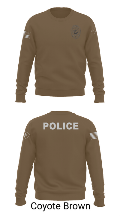 Bluffton PD 22287446 Crew Neck Sweatshirt - 5