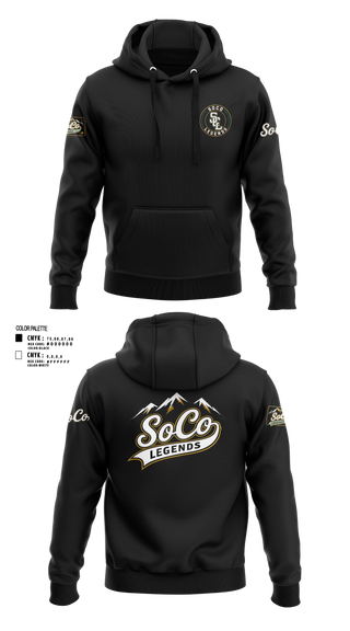 Hoodie, SoCo Legands, Baseball, Teamtime, Team time, sublimation, custom sports apparel, team uniforms, spirit wear, spiritwear, sports uniforms, custom shirts, team store, custom team store, fundraiser sports, apparel fundraiser