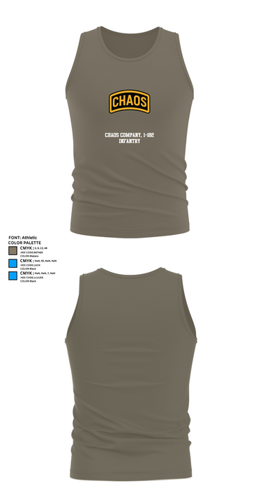 Chaos Company, 1-182 Infantry 69873429 Tank Top - 79