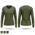 SRT Women's Long Sleeve V-neck Shirt - 1