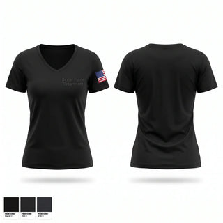 Womens Short Sleeve Vneck Shirt, Dexter Police Department, Police, Teamtime, Team time, sublimation, custom sports apparel, team uniforms, spirit wear, spiritwear, sports uniforms, custom shirts, team store, custom team store, fundraiser sports, apparel fundraiser