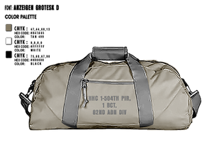 Duffle Bag, HHC 1-504TH PIR, 1 BCT, 82ND ABN DIV, , Teamtime, Team time, sublimation, custom sports apparel, team uniforms, spirit wear, spiritwear, sports uniforms, custom shirts, team store, custom team store, fundraiser sports, apparel fundraiser