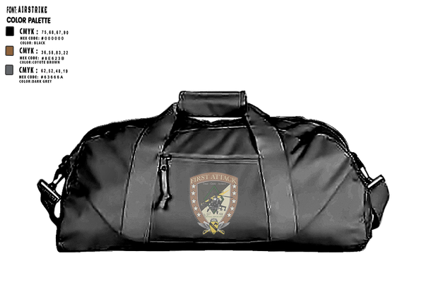 Duffle Bag, Echo Company, 1-227 AB, 1ACB, 1CD, , Teamtime, Team time, sublimation, custom sports apparel, team uniforms, spirit wear, spiritwear, sports uniforms, custom shirts, team store, custom team store, fundraiser sports, apparel fundraiser