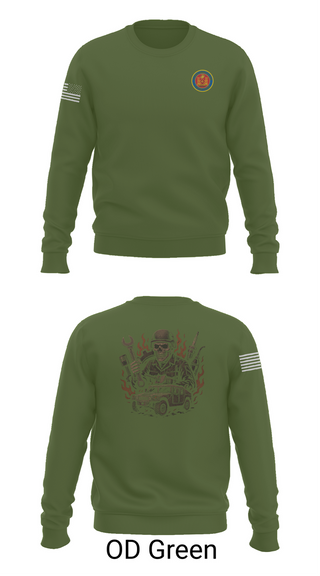 Crew Neck Sweatshirt, 4th Combat Engineer Battalion A Co, Marines, Teamtime, Team time, sublimation, custom sports apparel, team uniforms, spirit wear, spiritwear, sports uniforms, custom shirts, team store, custom team store, fundraiser sports, apparel fundraiser