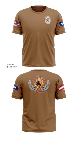 Old School Cotton Feel Shirt, Wyoming state helitack, Fire Department, Teamtime, Team time, sublimation, custom sports apparel, team uniforms, spirit wear, spiritwear, sports uniforms, custom shirts, team store, custom team store, fundraiser sports, apparel fundraiser