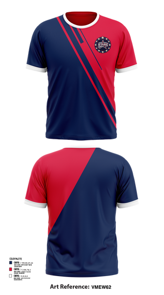Short Sleeve Performance Shirt, Prime Example Stars, , Teamtime, Team time, sublimation, custom sports apparel, team uniforms, spirit wear, spiritwear, sports uniforms, custom shirts, team store, custom team store, fundraiser sports, apparel fundraiser