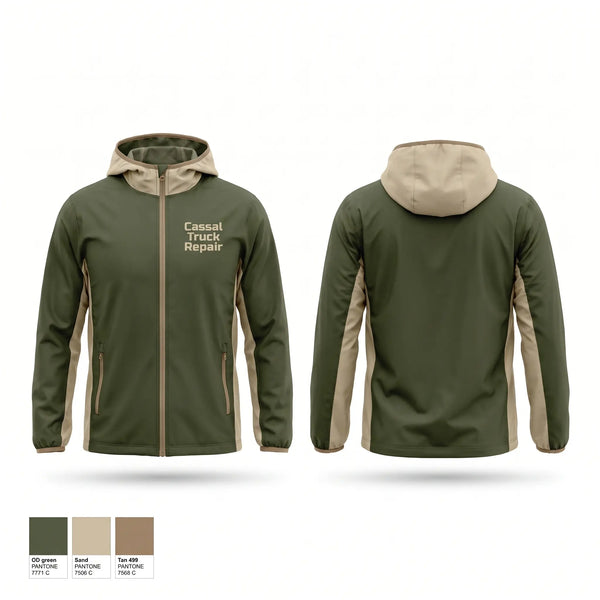 Windbreaker, Cassal Truck Repair, , Teamtime, Team time, sublimation, custom sports apparel, team uniforms, spirit wear, spiritwear, sports uniforms, custom shirts, team store, custom team store, fundraiser sports, apparel fundraiser