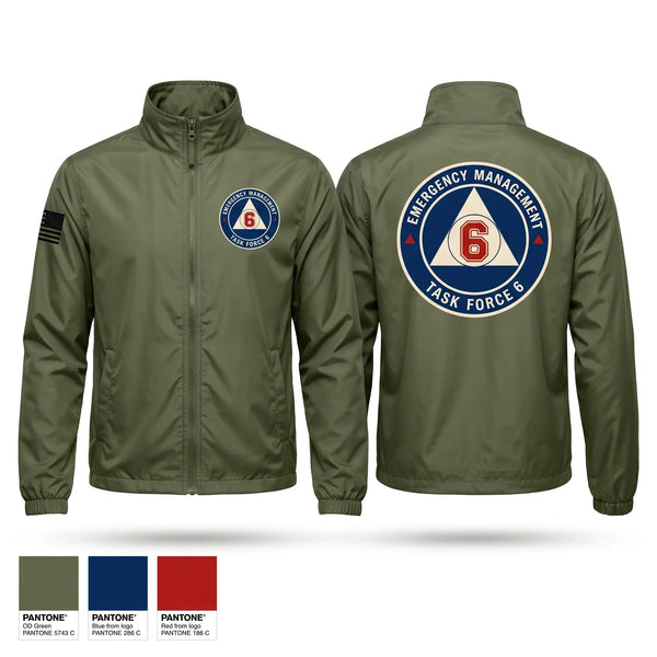 Windbreaker, EMA Task Force 6, Fire Department, Teamtime, Team time, sublimation, custom sports apparel, team uniforms, spirit wear, spiritwear, sports uniforms, custom shirts, team store, custom team store, fundraiser sports, apparel fundraiser