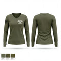 Kent County Sheriffs Office SEAR 6653425 Women's Long Sleeve V-neck Shirt - 1