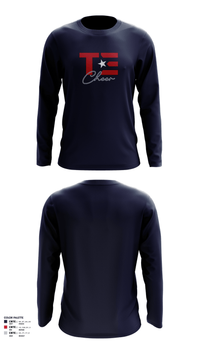 Texas Titans Youth Football 17189264 Long Sleeve Performance Shirt - 12