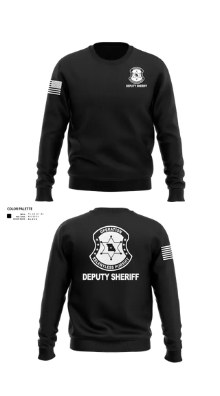 Crew Neck Sweatshirt, Operation Relentless Pursuit, Police, Teamtime, Team time, sublimation, custom sports apparel, team uniforms, spirit wear, spiritwear, sports uniforms, custom shirts, team store, custom team store, fundraiser sports, apparel fundraiser
