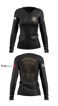 93rd Finance Battalion Women's Long Sleeve V-neck Shirt - 6