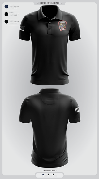 Short Sleeve Performance Polo, Holly Springs Police Department, , Teamtime, Team time, sublimation, custom sports apparel, team uniforms, spirit wear, spiritwear, sports uniforms, custom shirts, team store, custom team store, fundraiser sports, apparel fundraiser