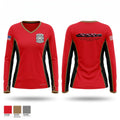 Eastern Garrett vol fire & rescue dept 6071888 Women's Long Sleeve V-neck Shirt - 1