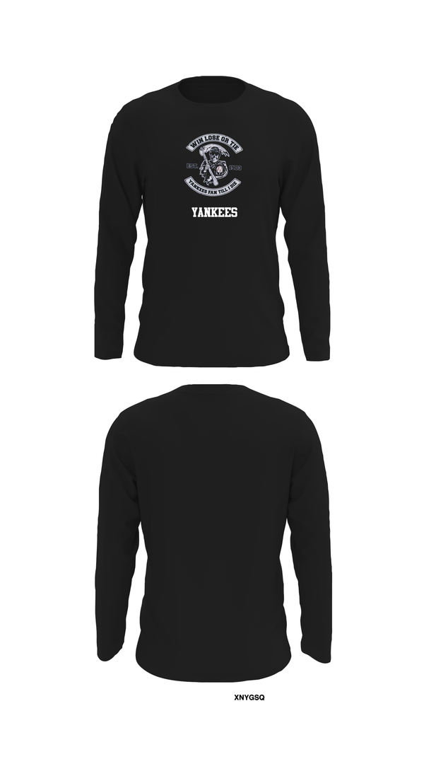 Long Sleeve Performance Shirt, New York Yankees, Baseball, Teamtime, Team time, sublimation, custom sports apparel, team uniforms, spirit wear, spiritwear, sports uniforms, custom shirts, team store, custom team store, fundraiser sports, apparel fundraiser