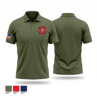 Short Sleeve Performance Polo, Scandia valley fire department, Fire Department, Teamtime, Team time, sublimation, custom sports apparel, team uniforms, spirit wear, spiritwear, sports uniforms, custom shirts, team store, custom team store, fundraiser sports, apparel fundraiser
