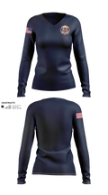 Lawton Fire Department Women's Long Sleeve V-neck Shirt - 21