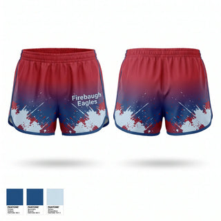 Womens Shorts, Firebaugh Eagles, Women's Basketball, Teamtime, Team time, sublimation, custom sports apparel, team uniforms, spirit wear, spiritwear, sports uniforms, custom shirts, team store, custom team store, fundraiser sports, apparel fundraiser