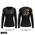 120th QM Company 23377837 Women's Long Sleeve V-neck Shirt - 1
