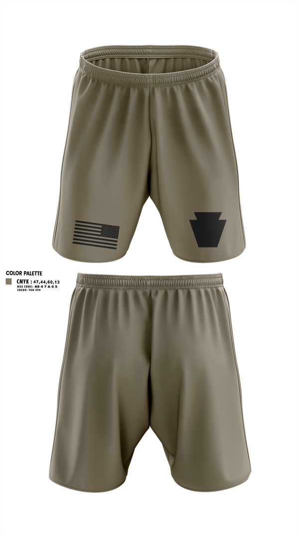 Athletic Shorts With Pockets, Echo Company 2-104th GSAB, National Guard, Teamtime, Team time, sublimation, custom sports apparel, team uniforms, spirit wear, spiritwear, sports uniforms, custom shirts, team store, custom team store, fundraiser sports, apparel fundraiser