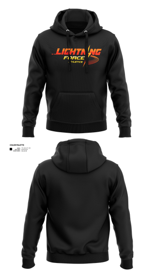 Hoodie, Lightning Force Athletics, Track & Field, Teamtime, Team time, sublimation, custom sports apparel, team uniforms, spirit wear, spiritwear, sports uniforms, custom shirts, team store, custom team store, fundraiser sports, apparel fundraiser