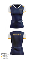 Harpursville Hornets Women's Short Sleeve V-neck Shirt - 21