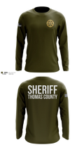 Thomas county sheriff's office Long Sleeve Performance Shirt - 103