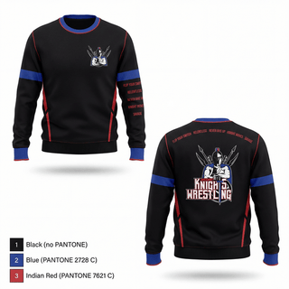 Crew Neck Sweatshirt, Lawrence County Knights, Wrestling, Teamtime, Team time, sublimation, custom sports apparel, team uniforms, spirit wear, spiritwear, sports uniforms, custom shirts, team store, custom team store, fundraiser sports, apparel fundraiser