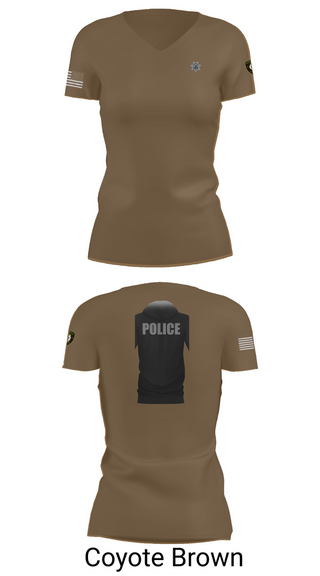 Womens Short Sleeve Vneck Shirt, Nashville Police Department, , Teamtime, Team time, sublimation, custom sports apparel, team uniforms, spirit wear, spiritwear, sports uniforms, custom shirts, team store, custom team store, fundraiser sports, apparel fundraiser