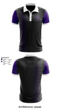Niles North Athletics Vikings Basketball 34779783 Short Sleeve Performance Polo - 3