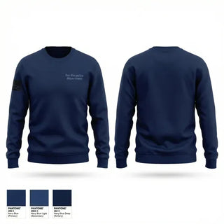 Crew Neck Sweatshirt, Del Rio police department, Police, Teamtime, Team time, sublimation, custom sports apparel, team uniforms, spirit wear, spiritwear, sports uniforms, custom shirts, team store, custom team store, fundraiser sports, apparel fundraiser