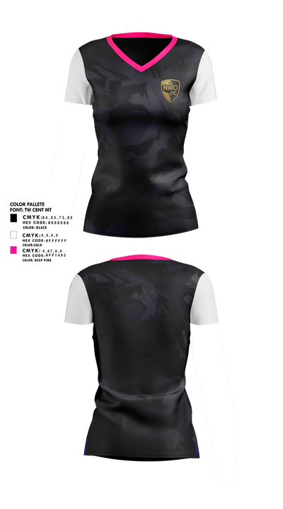 Northwest Optimist FC Women's Short Sleeve V-neck Shirt - 1