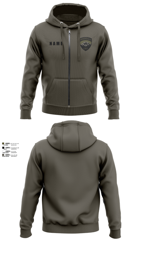 Zip Hoodie, PENINSULA CRISIS RESPONSE TEAM, Police, Teamtime, Team time, sublimation, custom sports apparel, team uniforms, spirit wear, spiritwear, sports uniforms, custom shirts, team store, custom team store, fundraiser sports, apparel fundraiser