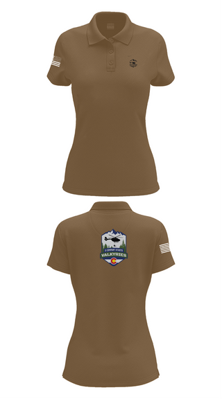 Womens Short Sleeve Performance Polo, D Co 3-140th AVN, National Guard, Teamtime, Team time, sublimation, custom sports apparel, team uniforms, spirit wear, spiritwear, sports uniforms, custom shirts, team store, custom team store, fundraiser sports, apparel fundraiser
