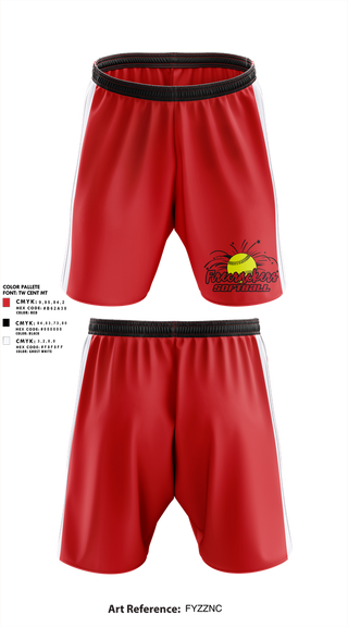 Athletic Shorts With Pockets, WV Firecrackers, Softball, Teamtime, Team time, sublimation, custom sports apparel, team uniforms, spirit wear, spiritwear, sports uniforms, custom shirts, team store, custom team store, fundraiser sports, apparel fundraiser