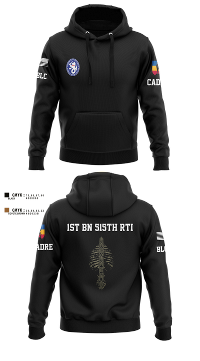 1st BN 515th RTI 17257625 Hoodie - 7