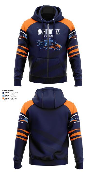 Herbert Akins Road Middle School Zip Hoodie - 10