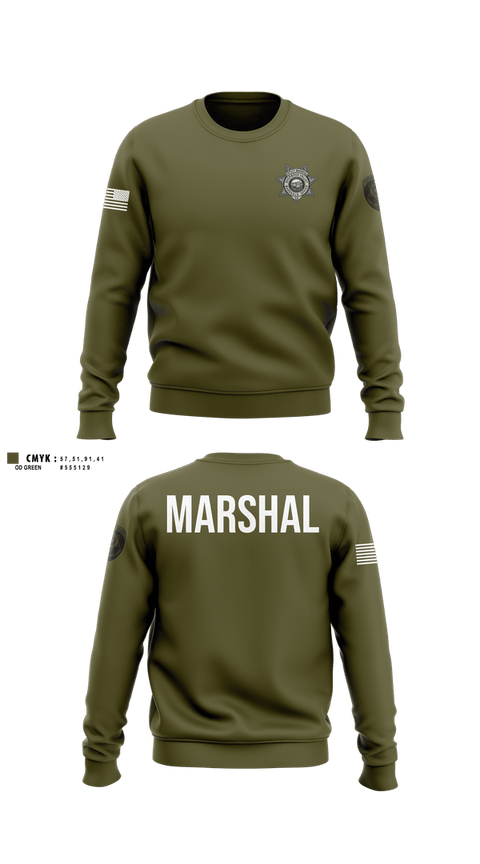 Crew Neck Sweatshirt, Sherwood valley marshals, Police, Teamtime, Team time, sublimation, custom sports apparel, team uniforms, spirit wear, spiritwear, sports uniforms, custom shirts, team store, custom team store, fundraiser sports, apparel fundraiser