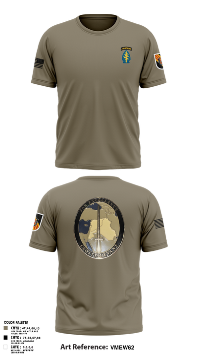 5th Special Forces Group 48922041 Short Sleeve Performance Shirt - 1