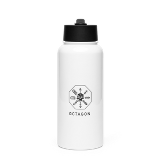 EventsByJoel 45028039 Stainless Steel Water Bottle with a Straw Lid