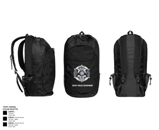 Gear Bag, Dewey Police Department, , Teamtime, Team time, sublimation, custom sports apparel, team uniforms, spirit wear, spiritwear, sports uniforms, custom shirts, team store, custom team store, fundraiser sports, apparel fundraiser