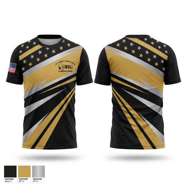 Short Sleeve Performance Shirt, LEVY COUNTY SHERIFF'S OFFICE 911 COMMUNICATIONS DIVISION, Police, Teamtime, Team time, sublimation, custom sports apparel, team uniforms, spirit wear, spiritwear, sports uniforms, custom shirts, team store, custom team store, fundraiser sports, apparel fundraiser