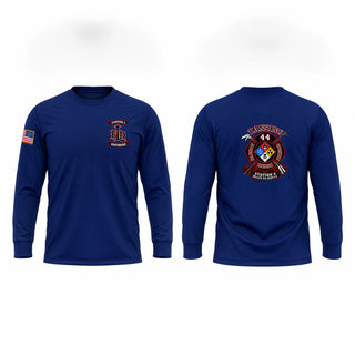 Long Sleeve Performance Shirt, Lansing FD - Station #4, Fire Department, Teamtime, Team time, sublimation, custom sports apparel, team uniforms, spirit wear, spiritwear, sports uniforms, custom shirts, team store, custom team store, fundraiser sports, apparel fundraiser