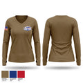 3-361IN MOUNTAIN WARRIORS 78258419 Women's Long Sleeve V-neck Shirt - 1