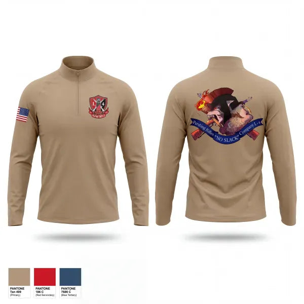 Windbreaker, Pershing Rifles, Company L-4, Army, Teamtime, Team time, sublimation, custom sports apparel, team uniforms, spirit wear, spiritwear, sports uniforms, custom shirts, team store, custom team store, fundraiser sports, apparel fundraiser